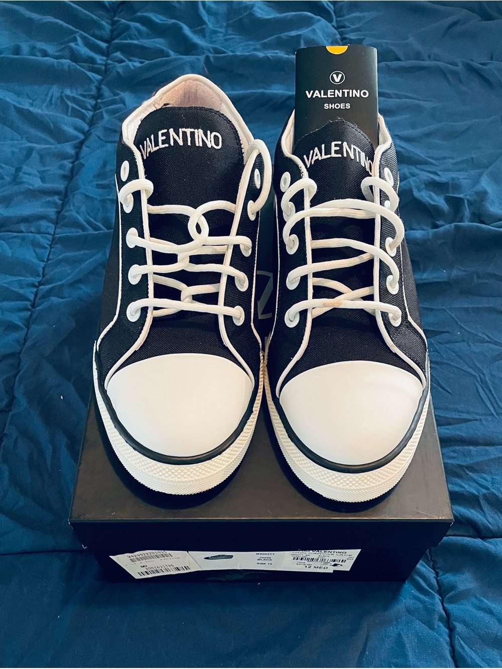 Valentino Canvas Low-Top Sneakers